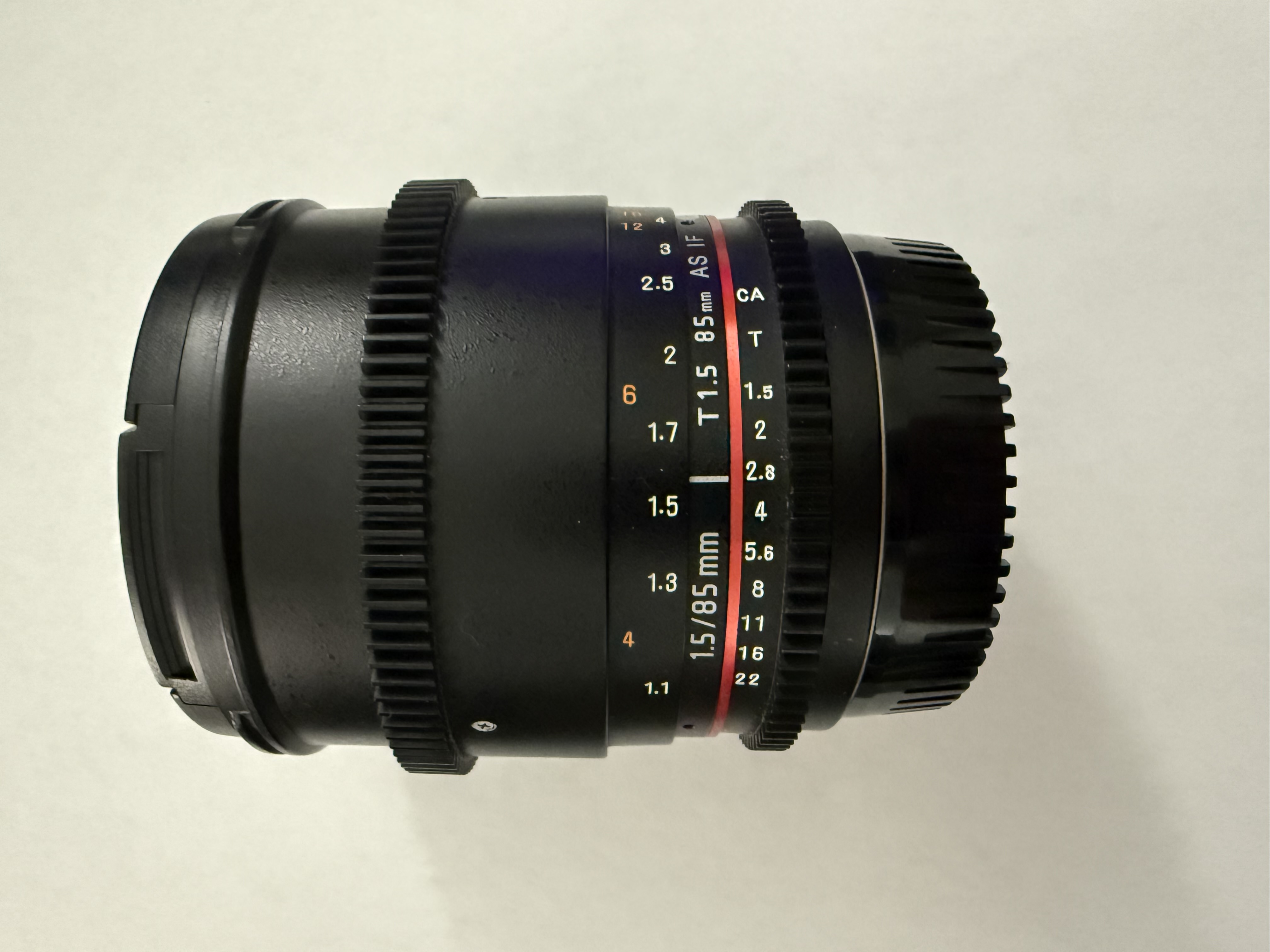 Rokinon 85mm T1.5 Cine Lens (EF Mount)